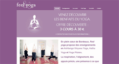 Desktop Screenshot of feelyoga.fr